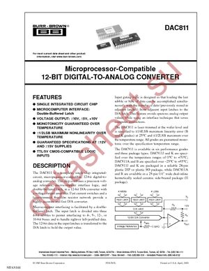 DAC811JP datasheet  